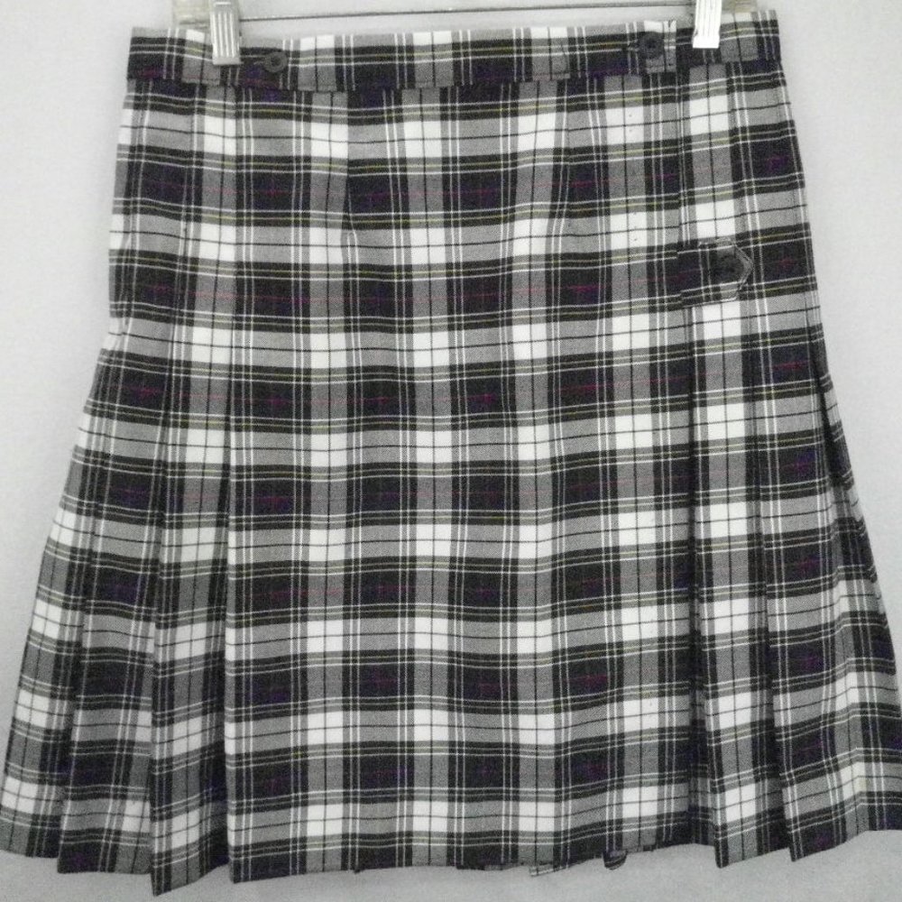 Women's Plaid High Waist Mini Skirt Size 12.5